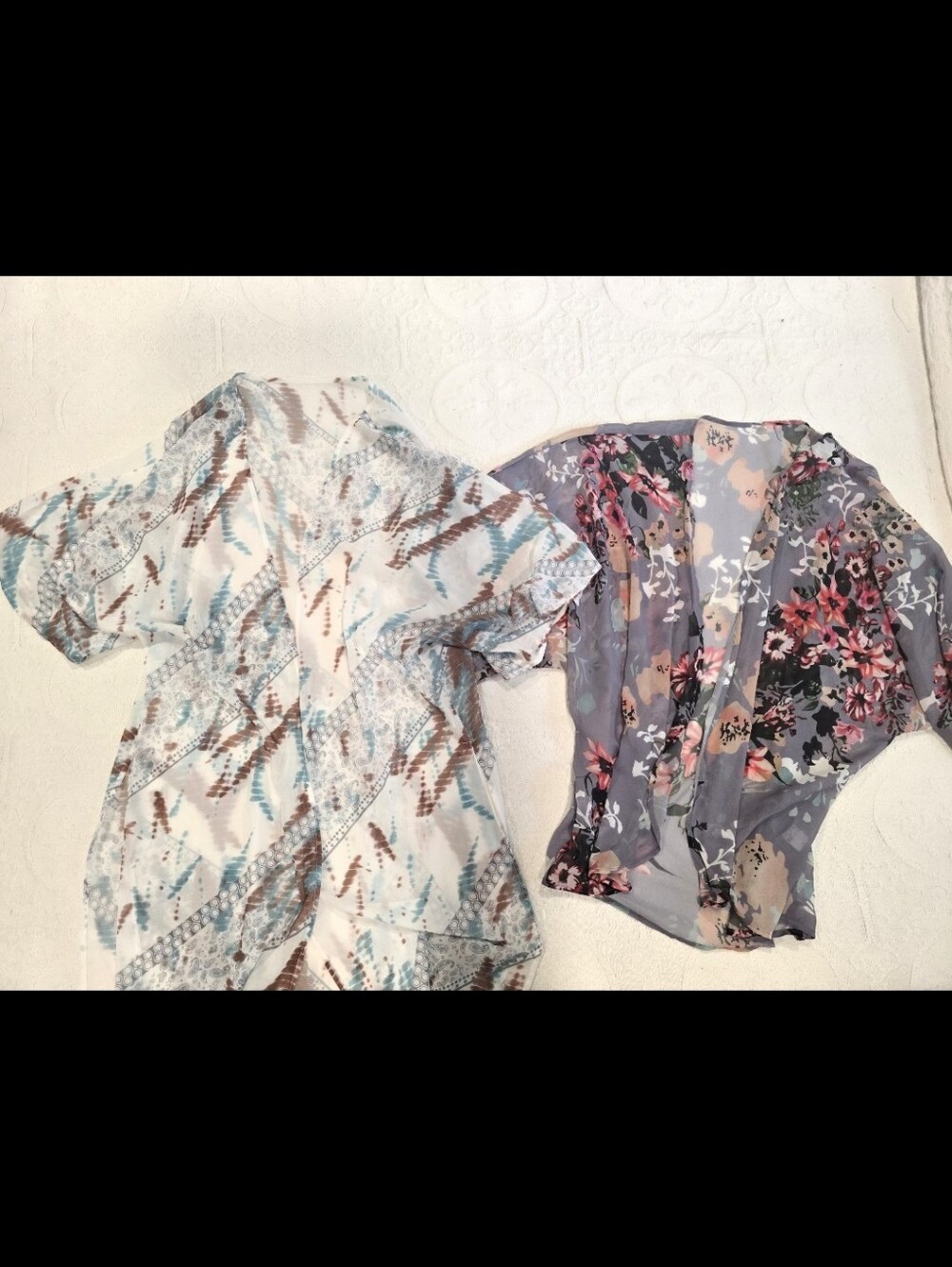 Women’s Sheer Cover Up - LOT OF TWO!